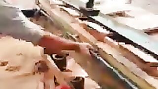 Old wood planking equipment- Good tools and machinery make work easy