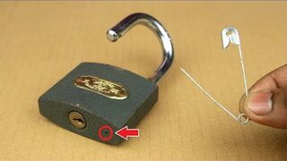 2 ways to open a lock ???? very easy