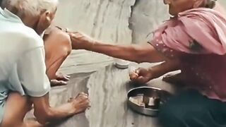 Love care of old age people