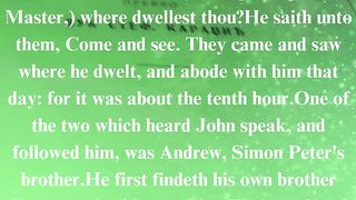 The Gospel according to John 50