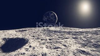 Городские огни планеты Земля, вид с Луны.