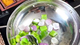 Capsicum onion masala