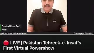 Pakistan. Tehreek-e-Insaf Virtual Power Show... After seven months, the leader of Tehreek-e-Insaf Qasim Suri returned to the virtual meeting!