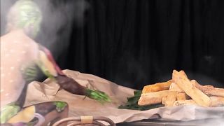 FOOD ART Bodypainting