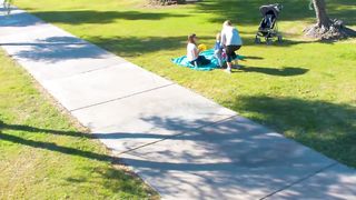 Scenario training: Dog saves child from being kidnapped in nearby park