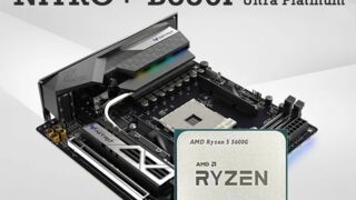 Sapphire B550I DDR4 4600+(OC)MHz + AMD Ryzen 5 5600G