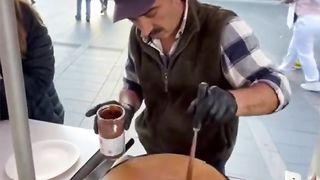 Just a GREAT Crepe ???? - Easy Take N' Go - Best French Street Food - #shorts