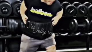 Dwarf Funny gym workout Ateeq Chaudhry