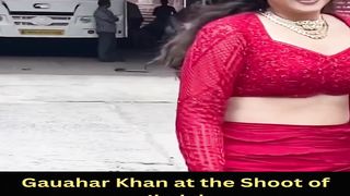 Gauahar Khan at the Shoot of Jhalak #gauaharkhan #shorts #short #trending #viral #bollywood #shortvideo