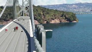 plane passed a bridge