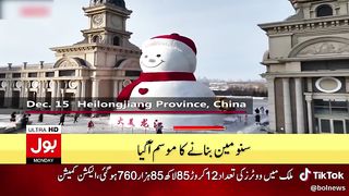 China snow falling