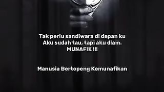 Manusia bertopeng kemunafikan
