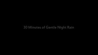 30 MINUTES Gentle Rain at Night, Rain Sounds for Sleep, Insomnia, Relaxing, Meditation, Yoga, Study 2
