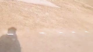 Cricket Pitch Rolling