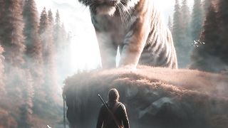 Cool images of humans and wild animals from IA!!!