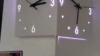 Modern Remote Control Wall Clock