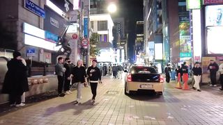 Korea Walking tour [4K] ❤️_???? gangnam night walk tour in seoul part 1
