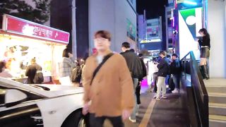 Today's travel vlog video | Korea Walking tour [4K] gangnam night walk tour in seoul Part 4