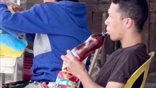 funny prank missing drink
