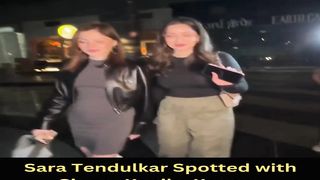 Sara Tendulkar Spotted with Singer Kanika Kapoor #saratendulkar #short #shorts #trending #viral #bollywood #viralshorts