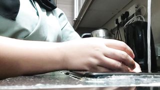 Wash dishes