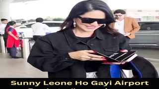 Sunny Leone Ho Gayi Airport Par Late #sunnyleone #short #shorts #trending #viral #bollywood #viralshorts