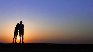 Romantic sunset