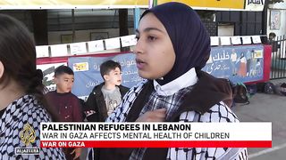 Images of war affect Palestinian children refugees in Lebanon