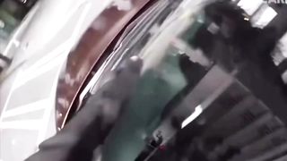 Did she deserve that or did the biker go too far by GOSH