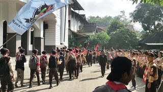 Penyambutan adik2 pramuka