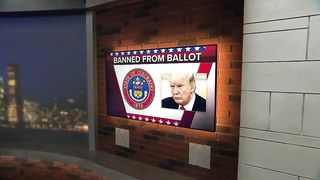 Trump kicked off Colorado ballot in 14th Amendment case