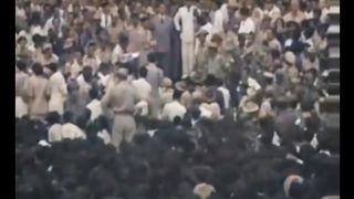 Rare Video of the Indonesian President's First Speech