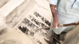 400 old Method of sweating wheat _ 400 Year Old Flour Mill _ Desi Atayy Ki Chakki