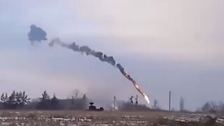 Ukrainian Air Force shoots Russian missile out the sky using Cheetah Anti-Aircraft system