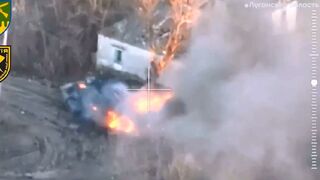 Ukrainian 92nd Mechanized Brigade in Luhansk Captured Russian ZS-88 vehicle and destroyed 1V119 Rheostat