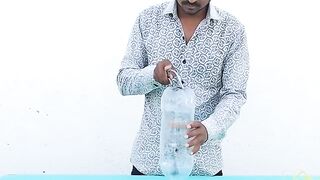 Utilizing used plastic bottles