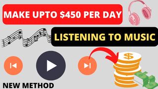Simply By Listening To Music, You Can Make $450+ every day! [How to Earn Free Money Online]