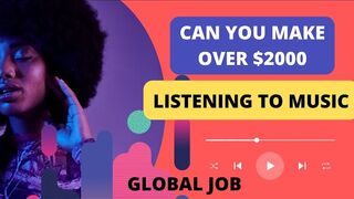 Ways to Earn $2287 Online music listening [How to Make Money Without Experience Online 2022]