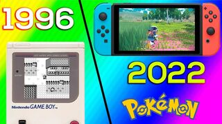Evolution of Pokémon Games 1996 to 2022