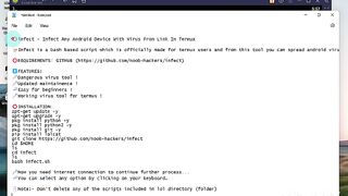 ⭕️infect - Infect Any Android Device With Virus From Link In Termux