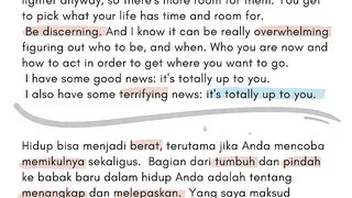 be di-screening to handle your life, Speech by Taylor Swift