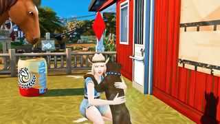 КАКАЯ САМАЯ НУЖНАЯ ВЕЩЬ НА РАНЧО? // БЛОНДИНКА НА РАНЧО В СИМС 4 // The Sims 4 Horse Ranch
