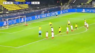 Bono (goalkeeper) saved a penalty and started provoking Haaland (penalty taker) immediately