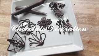 Chocolate decoration ideas for homemade cakes