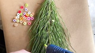 Оригинальная открытка из елки