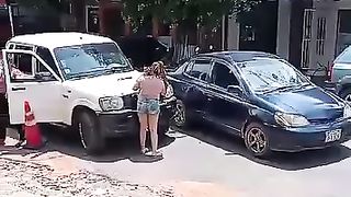 Brutal pelea de mujeres