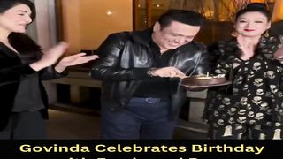 Govinda Celebrates Birthday with Famly and Paps #govinda #short #youtubeshort #shorts #trending #viral #shortvideo