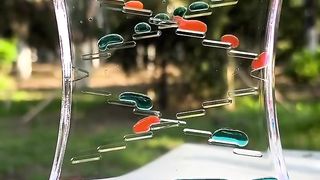 Liquid hour glass.":viswal relaxtion