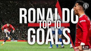 Top 10 | Cristiano Ronaldo Goals For United