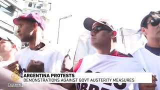 Argentina: Thousands protest against President Milei's austerity measures